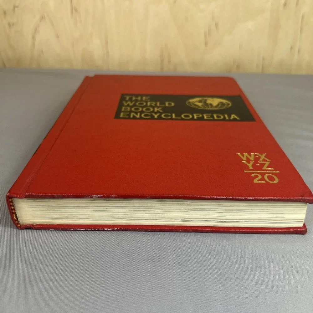 1970 The World Book Encyclopedia Volume 20 W-X-Y-Z Hardcover Vintage Book